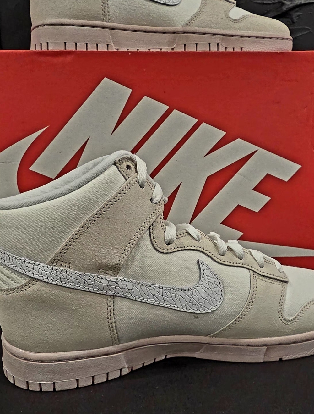 Nike Dunk High EMB “Salt Flats” Summit White Size 10 – New w/ Box